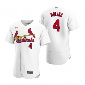 St. Louis Cardinals Yadier Molina White 2020 Home Authentic Player Jersey
