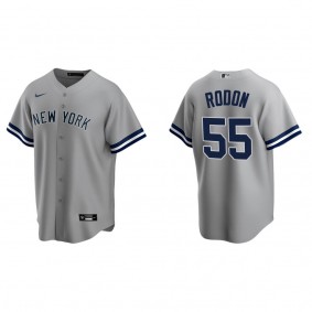 Carlos Rodon Men's New York Yankees Nike Gray Road Replica Jersey