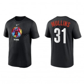 Cedric Mullins Baltimore Orioles Black 2023 City Connect Large Logo T-Shirt