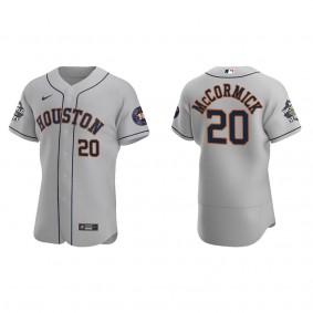 Chas McCormick Houston Astros Gray 2022 World Series Road Authentic Jersey