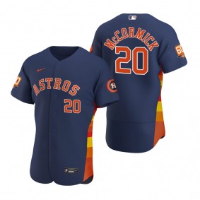Men's Houston Astros Chas McCormick Navy 60th Anniversary Authentic Jersey