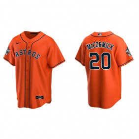 Chas McCormick Houston Astros Orange 2022 World Series Alternate Replica Jersey