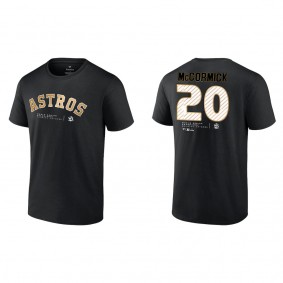 Chas McCormick Houston Astros Black 2022 World Series Champions T-Shirt