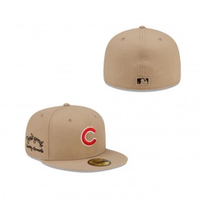 Chicago Cubs Camel 59FIFTY Fitted Hat