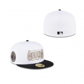 Chicago Cubs Just Caps Optic White 59FIFTY Fitted Hat
