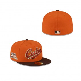 Chicago Cubs Just Caps Rust Orange 59FIFTY Fitted Hat