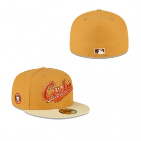 Chicago Cubs Just Caps Tan Tones 59FIFTY Fitted Hat