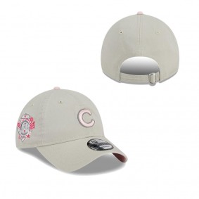 Men's Chicago Cubs Khaki 2023 Mother's Day 9TWENTY Adjustable Hat
