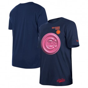 Men's Chicago Cubs Navy Big League Chew T-Shirt
