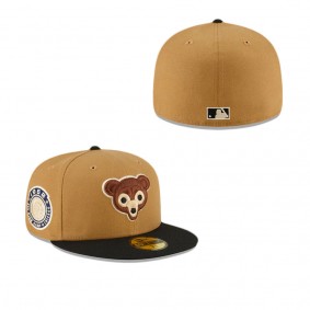 Chicago Cubs Pecan 59FIFTY Fitted Hat