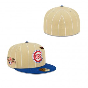 Chicago Cubs Pinstripe 59FIFTY Fitted Hat