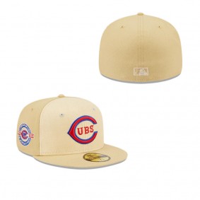 Chicago Cubs Raffia Front 59FIFTY Fitted Hat