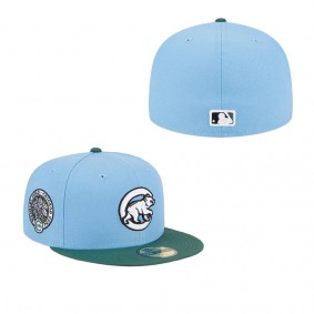 Men's Chicago Cubs Sky Blue Cilantro Wrigley Field 59FIFTY Fitted Hat