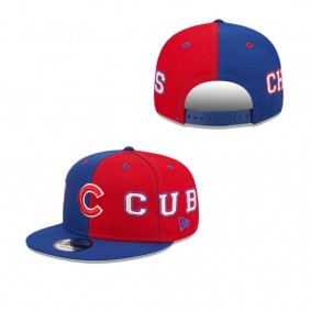 Chicago Cubs Team Split 9FIFTY Snapback Hat
