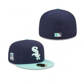 Men's Chicago White SoNavy 95th Anniversary Cooperstown Collection Team UV 59FIFTY Fitted Hat