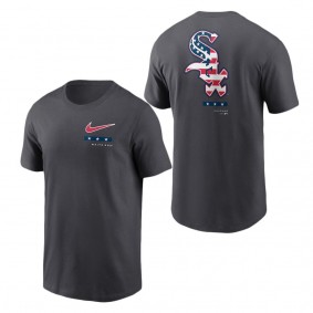 Men's Chicago White Sox Anthracite Americana T-Shirt