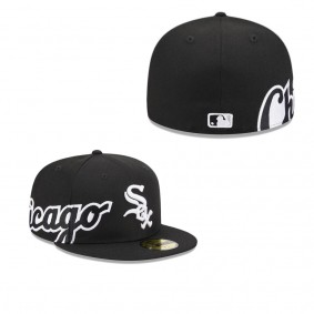 Men's Chicago White Sox Black Arch 59FIFTY Fitted Hat