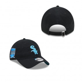Men's Chicago White Sox Black 2023 MLB Father's Day 9TWENTY Adjustable Hat