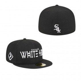 Men's Chicago White Sox Black Geo 59FIFTY Fitted Hat