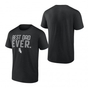Men's Chicago White Sox Fanatics Branded Black Best Dad Ever T-Shirt