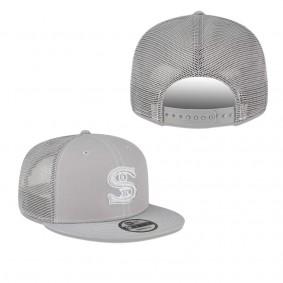 Men's Chicago White Sox Gray 2023 On-Field Batting Practice 9FIFTY Snapback Hat