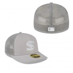 Men's Chicago White Sox Gray 2023 On-Field Batting Practice Low Profile 59FIFTY Fitted Hat