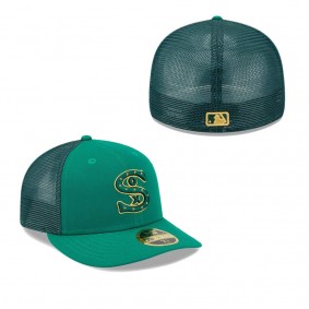 Men's Chicago White Sox Kelly Green 2023 St. Patrick's Day Low Profile 59FIFTY Fitted Hat