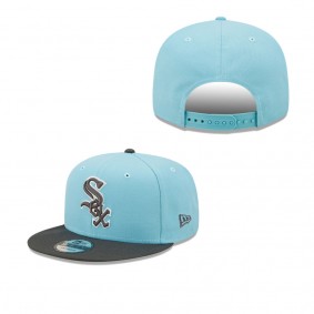 Men's Chicago White Sox Light Blue Charcoal Color Pack Two-Tone 9FIFTY Snapback Hat