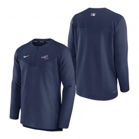 Men's Chicago White Sox Nike Navy Authentic Collection Game Time Performance Half-Zip Top