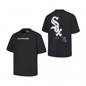 Men's Chicago White Sox PLEASURES Black Ballpark T-Shirt