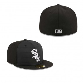 Chicago White Sox Quilt 59FIFTY Fitted Hat Black