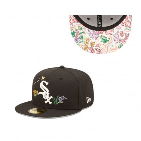 Chicago White Sox Watercolor Floral 59FIFTY Fitted Hat