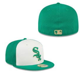 Men's Chicago White Sox White Green 2024 St. Patrick's Day 59FIFTY Fitted Hat