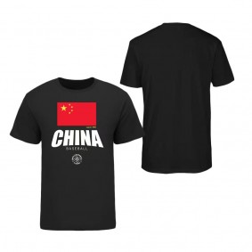 Men's China Baseball LEGENDS Black 2023 World Baseball Classic Federation T-Shirt