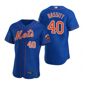 Men's New York Mets Chris Bassitt Royal Authentic Alternate Jersey