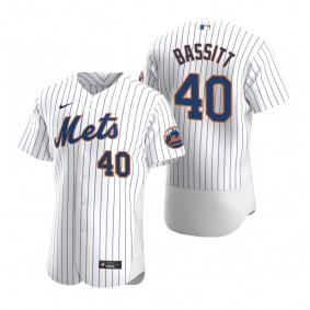 Men's New York Mets Chris Bassitt White Authentic Home Jersey