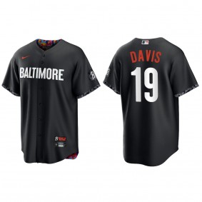 Chris Davis Baltimore Orioles Nike Black 2023 City Connect Replica Jersey