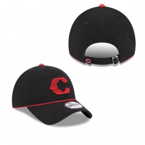 Men's Cincinnati Reds Black 2023 City Connect 9TWENTY Adjustable Hat
