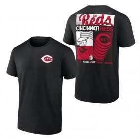 Men's Cincinnati Reds Fanatics Branded Black In Good Graces T-Shirt