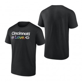 Men's Cincinnati Reds Fanatics Branded Black City Pride T-Shirt