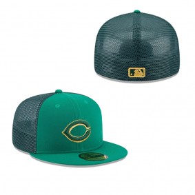Men's Cincinnati Reds Kelly Green 2023 St. Patrick's Day 59FIFTY Fitted Hat