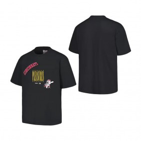 Men's Cincinnati Reds PLEASURES Black Repurpose T-Shirt