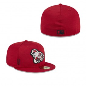 Men's Cincinnati Reds Red 2024 Clubhouse 59FIFTY Fitted Hat