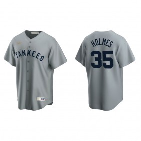 Clay Holmes Men's New York Yankees Gray Road Cooperstown Collection Player Jersey