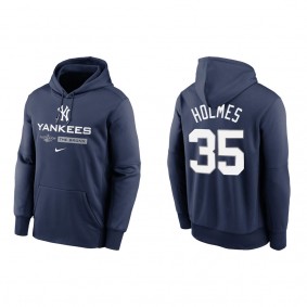 Clay Holmes New York Yankees Navy 2022 Postseason Authentic Collection Dugout Pullover Hoodie