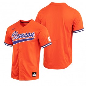Clemson Tigers Orange Replica Baseball Jersey
