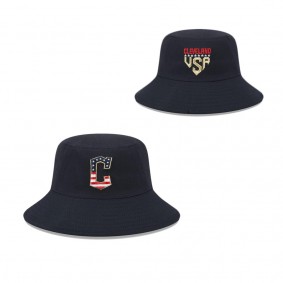 Men's Cleveland Guardians Navy 2023 Fourth of July Bucket Hat