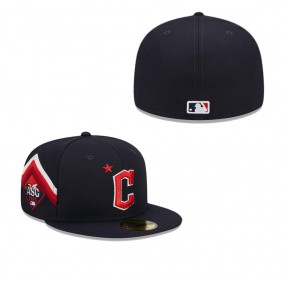 Men's Cleveland Guardians Navy 2023 MLB All-Star Game Workout 59FIFTY Fitted Hat