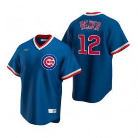 Chicago Cubs Codi Heuer Nike Royal Cooperstown Collection Road Jersey