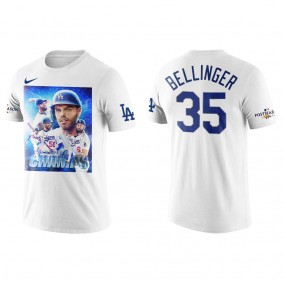 Cody Bellinger Los Angeles Dodgers White 2022 NL West Division Champions T-Shirt